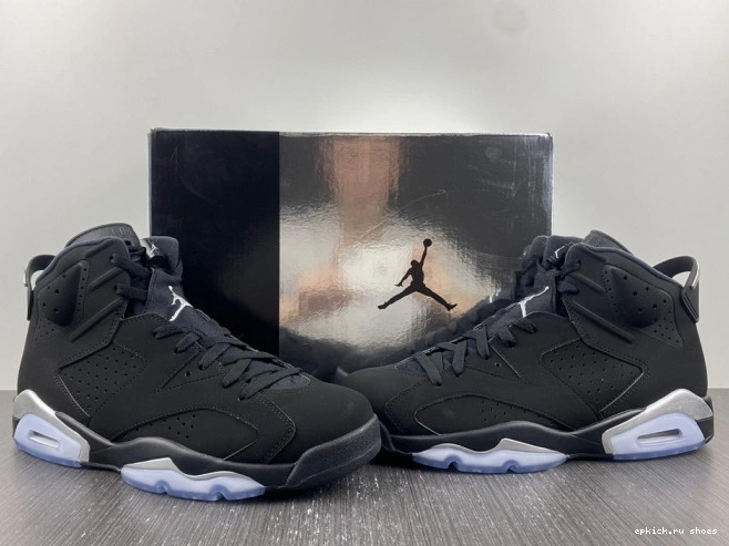Rep DX2836-001 Jordan Metallic Silver Air 6 0731